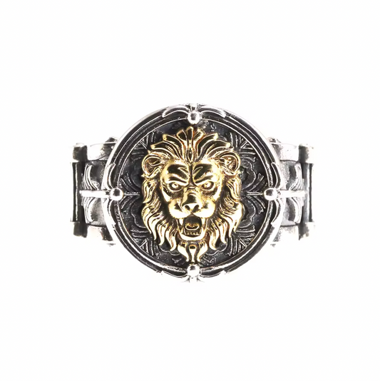 S925 Lion Ring Adjustable