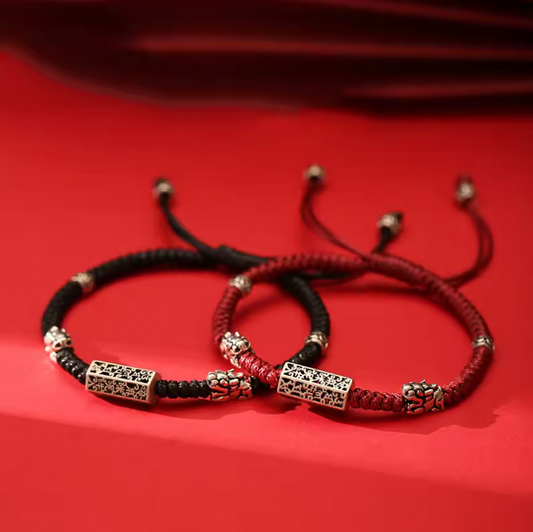 S925 Mantra Rope Bracelet for Piace